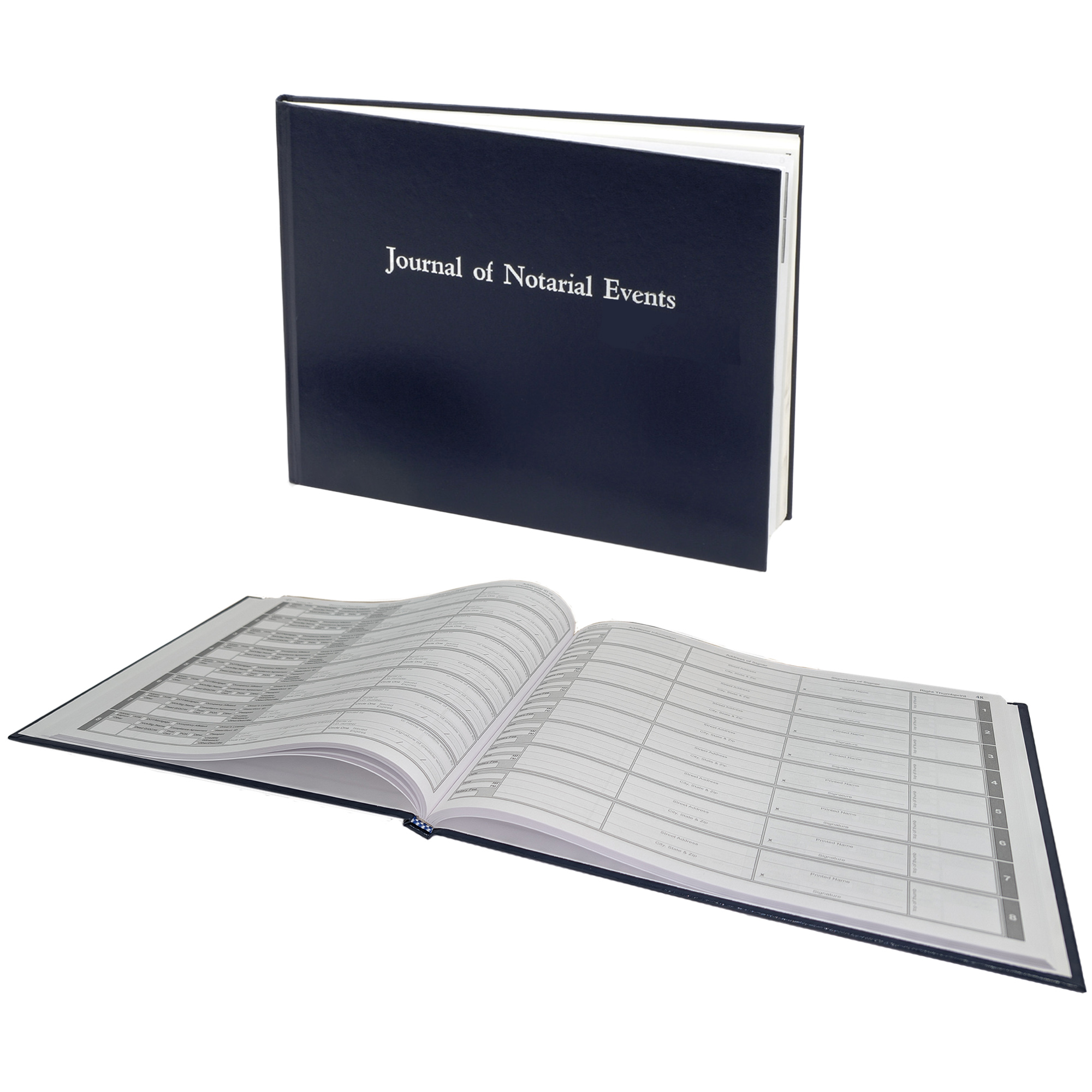 Florida Hard Cover Notary Public Journal - 488 Entries