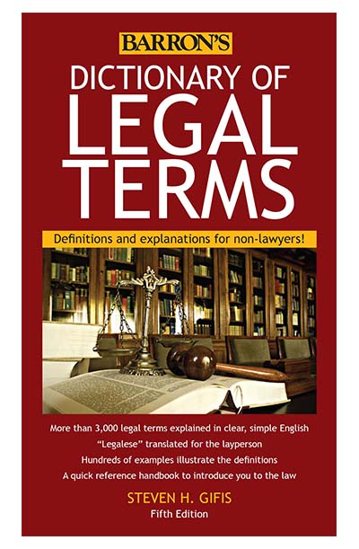 This Florida notary handy dictionary cuts through the complexities of legal jargon and presents definitions and explanations that can be understood by non-lawyers. Approximately 2,500 terms are included with definitions and explanations for consumers, business proprietors, legal beneficiaries, investors, property owners, litigants, and all others who have dealings with the law. Terms are arranged alphabetically from Abandonment to Zoning.